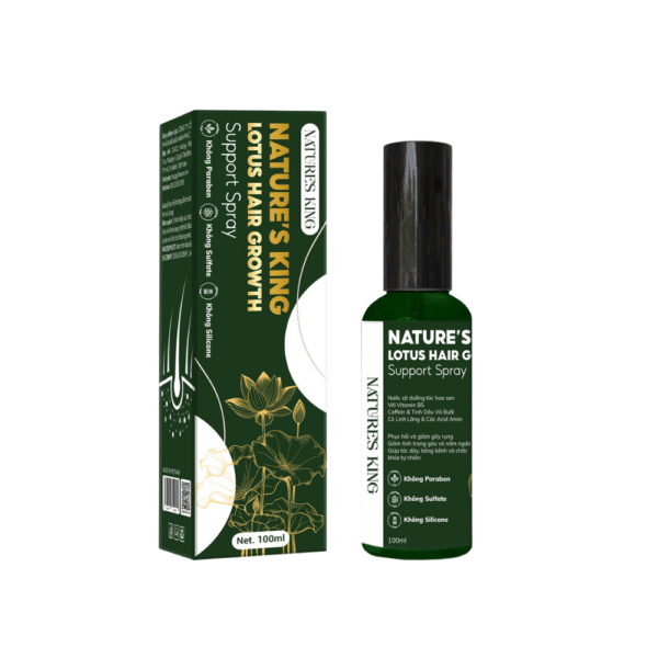 Dưỡng chất kích mọc tóc Nature's King Lotus Hair Growth Support Spray